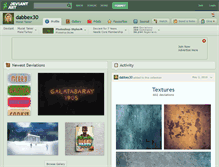 Tablet Screenshot of dabbex30.deviantart.com