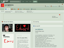 Tablet Screenshot of narulightemo.deviantart.com