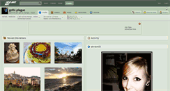 Desktop Screenshot of gotic-plague.deviantart.com