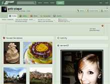 Tablet Screenshot of gotic-plague.deviantart.com
