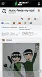 Mobile Screenshot of music-feeds-my-soul.deviantart.com