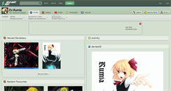 Desktop Screenshot of ex-rumia.deviantart.com
