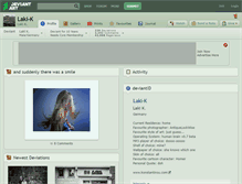 Tablet Screenshot of laki-k.deviantart.com