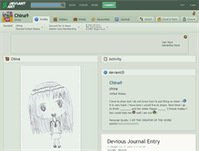 Tablet Screenshot of china9.deviantart.com