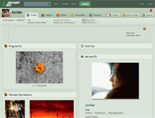Tablet Screenshot of juvian.deviantart.com