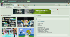 Desktop Screenshot of narutodude96.deviantart.com