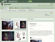 Tablet Screenshot of dirty-dishes.deviantart.com