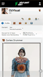 Mobile Screenshot of ozvisual.deviantart.com