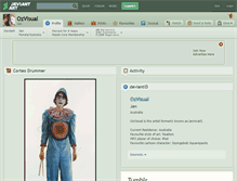 Tablet Screenshot of ozvisual.deviantart.com
