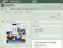 Tablet Screenshot of beadingaddicts.deviantart.com