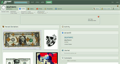 Desktop Screenshot of deathnyc.deviantart.com