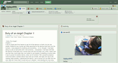 Desktop Screenshot of hailey4995.deviantart.com