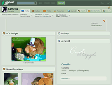 Tablet Screenshot of camellia.deviantart.com