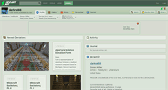 Desktop Screenshot of darkrai88.deviantart.com