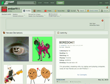 Tablet Screenshot of ember911.deviantart.com