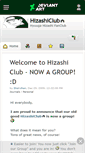 Mobile Screenshot of hizashiclub.deviantart.com