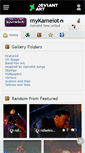Mobile Screenshot of mykamelot.deviantart.com