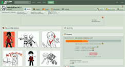 Desktop Screenshot of narutofan1411.deviantart.com