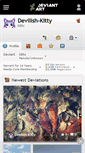 Mobile Screenshot of devilish-kitty.deviantart.com