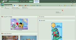 Desktop Screenshot of dracomonstar.deviantart.com