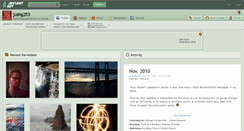 Desktop Screenshot of joshg253.deviantart.com