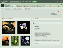 Tablet Screenshot of nowera.deviantart.com