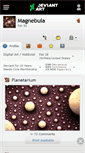 Mobile Screenshot of magnebula.deviantart.com