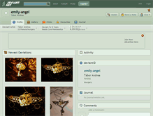 Tablet Screenshot of emily-angel.deviantart.com