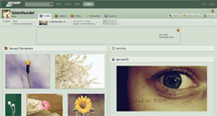 Desktop Screenshot of fallenthunder.deviantart.com