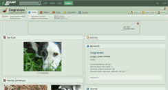 Desktop Screenshot of corgi-lovers.deviantart.com