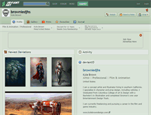 Tablet Screenshot of browniedjhs.deviantart.com