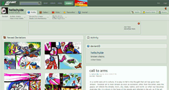 Desktop Screenshot of hellschylde.deviantart.com