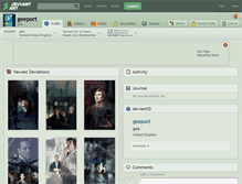 Tablet Screenshot of geeport.deviantart.com