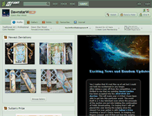 Tablet Screenshot of dawnstarw.deviantart.com