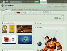 Tablet Screenshot of monographo.deviantart.com