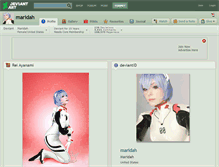 Tablet Screenshot of maridah.deviantart.com