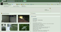 Desktop Screenshot of mandrake-.deviantart.com