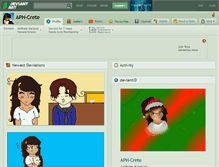 Tablet Screenshot of aph-crete.deviantart.com