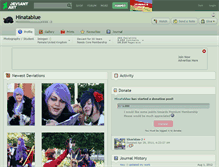 Tablet Screenshot of hinatablue.deviantart.com