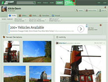 Tablet Screenshot of alicia-dawn.deviantart.com