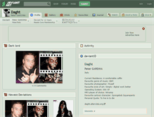 Tablet Screenshot of daght.deviantart.com