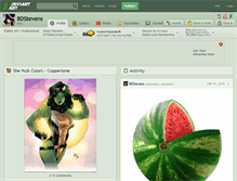 Tablet Screenshot of bdstevens.deviantart.com