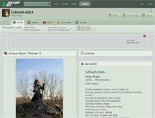 Tablet Screenshot of cobweb-stock.deviantart.com