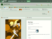 Tablet Screenshot of fuyumi-kun.deviantart.com