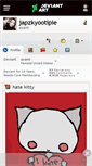 Mobile Screenshot of japzkyootipie.deviantart.com
