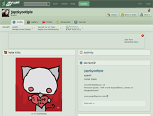 Tablet Screenshot of japzkyootipie.deviantart.com