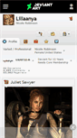 Mobile Screenshot of lillaanya.deviantart.com