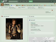 Tablet Screenshot of lillaanya.deviantart.com