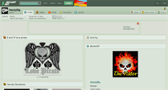 Desktop Screenshot of hectzilla.deviantart.com