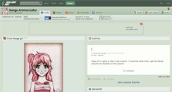 Desktop Screenshot of manga-animecreator.deviantart.com